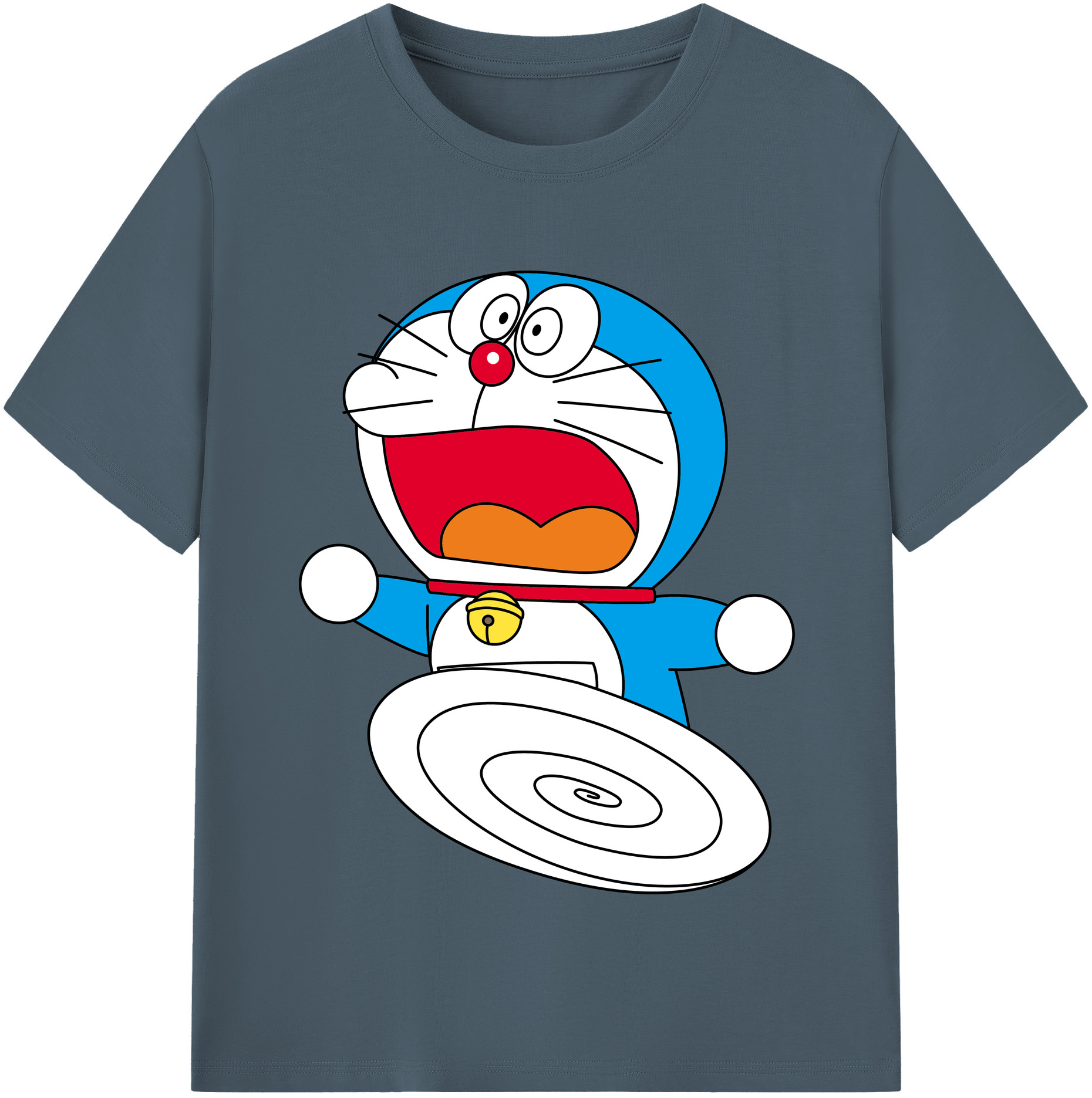 （画像用） ドラえもん Doraemon 綿100％半袖Tシャツ（フロントプリント）